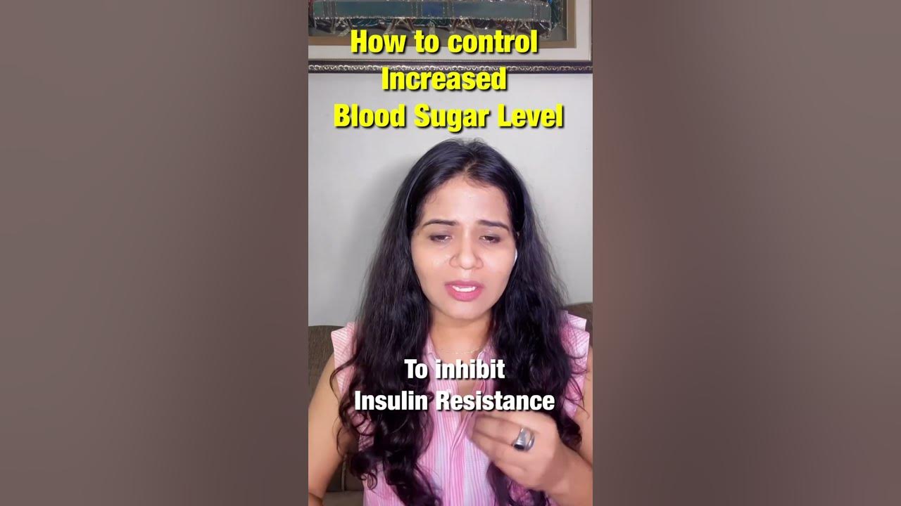 how-to-control-increased-blood-sugar-shortsfeed-youtubeshorts