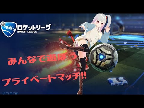 【ロケットリーグ】みんなで遊ぼうプライベートマッチ【Vtuber】