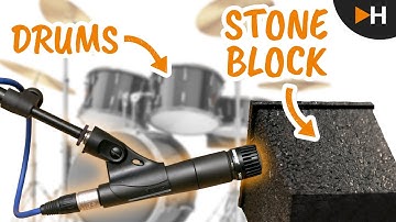 How a Stone in Front of the Drum Kit Makes the Drum Sound Really Big