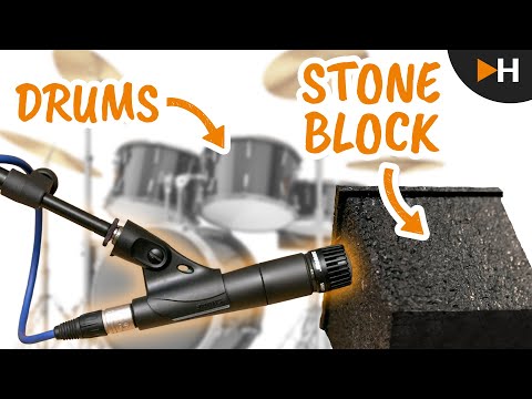 How a Stone in Front of the Drum Kit Makes the Drum Sound Really Big