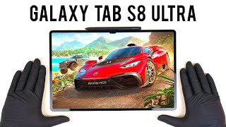 Samsung Galaxy Tab S8 Ultra Best Gaming Tablet Unboxing + Gameplay
