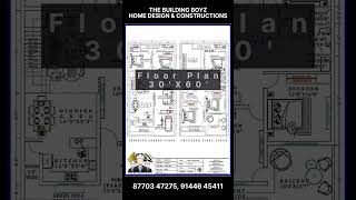 FLOOR PLAN || 36X60 SQFT || 1800 SQFT || HOME DESIGN || GHAR NAKSHA