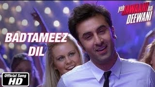 Badtameez Dil - Full Song - Yeh Jawaani Hai Deewani - Ranbir Kapoor, Deepika Padukone Resimi