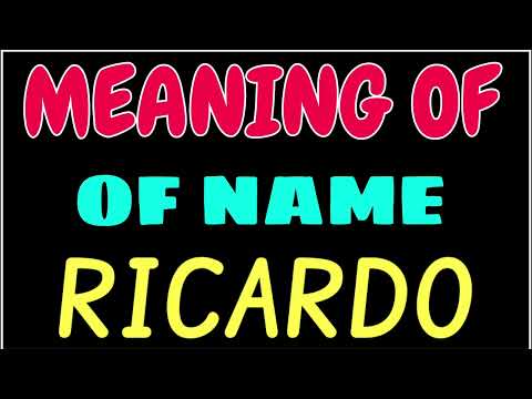 Meaning Of Ricarda