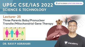 L25 | Three Parents Baby/Pronuclear Transfer/Mitochondrial Gene Therapy | Ravi P Agrahari