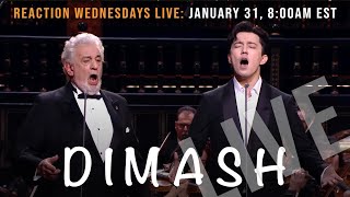 Reaction Wednesdays #002: DIMASH - Pearl Fisher's Duet, Ikanaide, Sinful Passion, Ave Maria, & more!