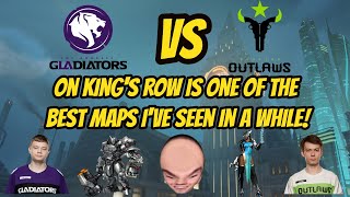 The Best Map I've Seen in a While! LA Gladiators vs Houston Outlaws King's Row Recap