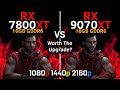 RX 7800 XT vs RX 9070 XT | 1080p, 1440p, 4K | RT + FSR 4 | Best Budget GPU? | Gaming Test 2026