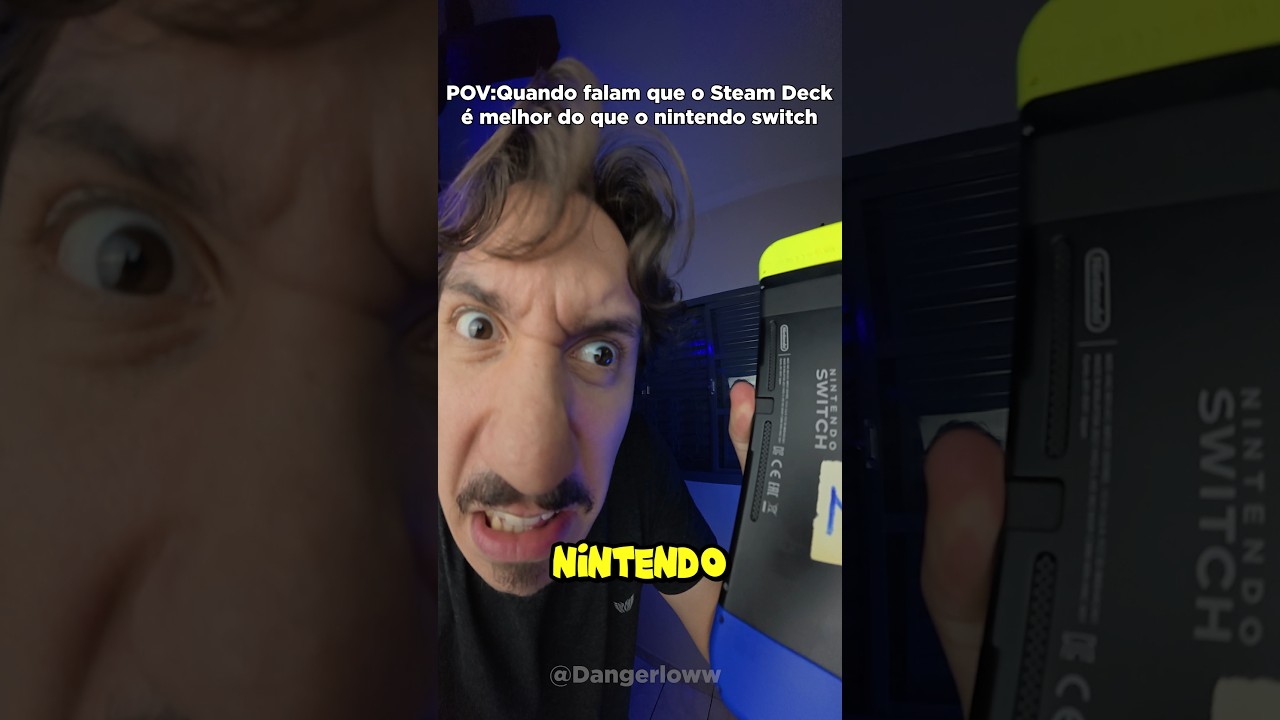 🔥Quando falam que o steam deck é melhor que o Nintendo switch 😱