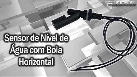 Sensor de Nível de Água com Boia Horizontal