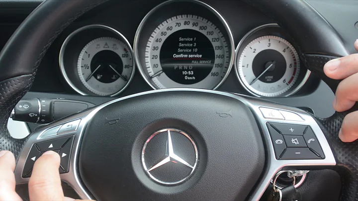 Mercedes C Class (W204) Service Light Reset 2007–2014