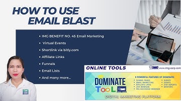 How to Create Email Blast via IMG Dominate