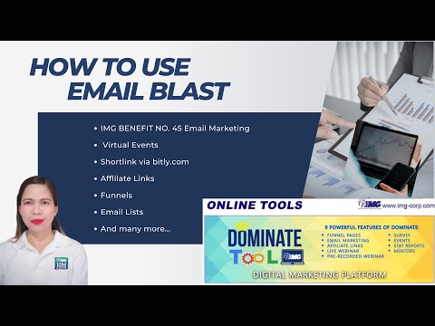 How to Create Email Blast via IMG Dominate