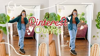Recreating Pinterest outfits🍯🌱 //styling outfit ideas 2021