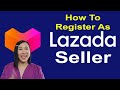 How to register as lazada seller