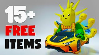 15+ FREE ROBLOX ITEMS!