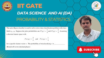 Probability & Statistics PYQ IIT GATE DA (Data Science and AI) Solution