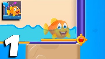 Save the Fish - Pull the Pin Game - Gameplay Part 1 Levels 1-20 (Android,iOS)