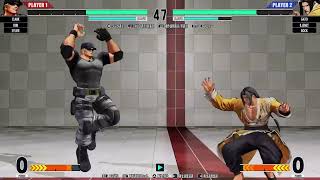 【KOF15】皆んなが使ってるクラーク使ってみる 使用キャラ クラーク、庵、シルビィ