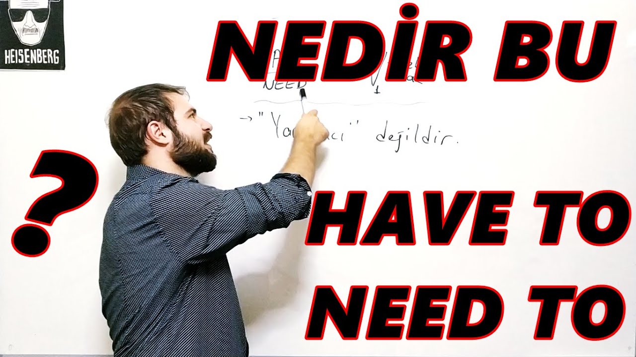 HAVE / NEED TO / MUST - BU KADAR MI BASİTTİ ASLINDA? -DERS 20