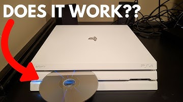 What Happens When You Put a FOREIGN DISC UPSIDE DOWN IN A PS4 PRO??