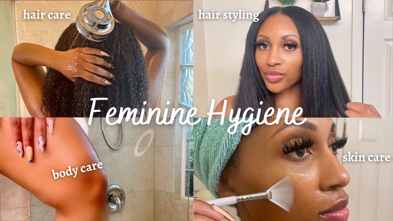 RESET FEMININE HYGIENE ROUTINE 2022 | shower routine, facial and hair care *self care*