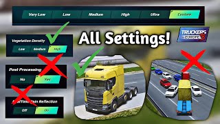 🚚Best Graphics Settings in Detail! - Truckers Of Europe 3 by wanda software🏕 | Truck Gameplay screenshot 5