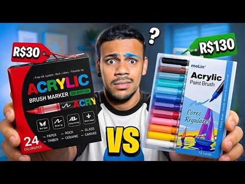 EXPENSIVE vs. CHEAP Acrylic Pen | Molin & Acrylic