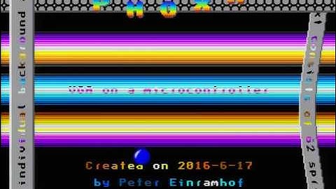 VGA on a dsPIC (dsPIC33E) - demo #1 (raw capture)