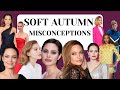 Soft autumn misconceptions and angelina jolie color palette