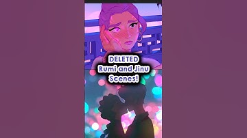 EVERY Rumi and Jinu DELETED Scenes!💜 #Kpop demonhunters #netflix #shorts