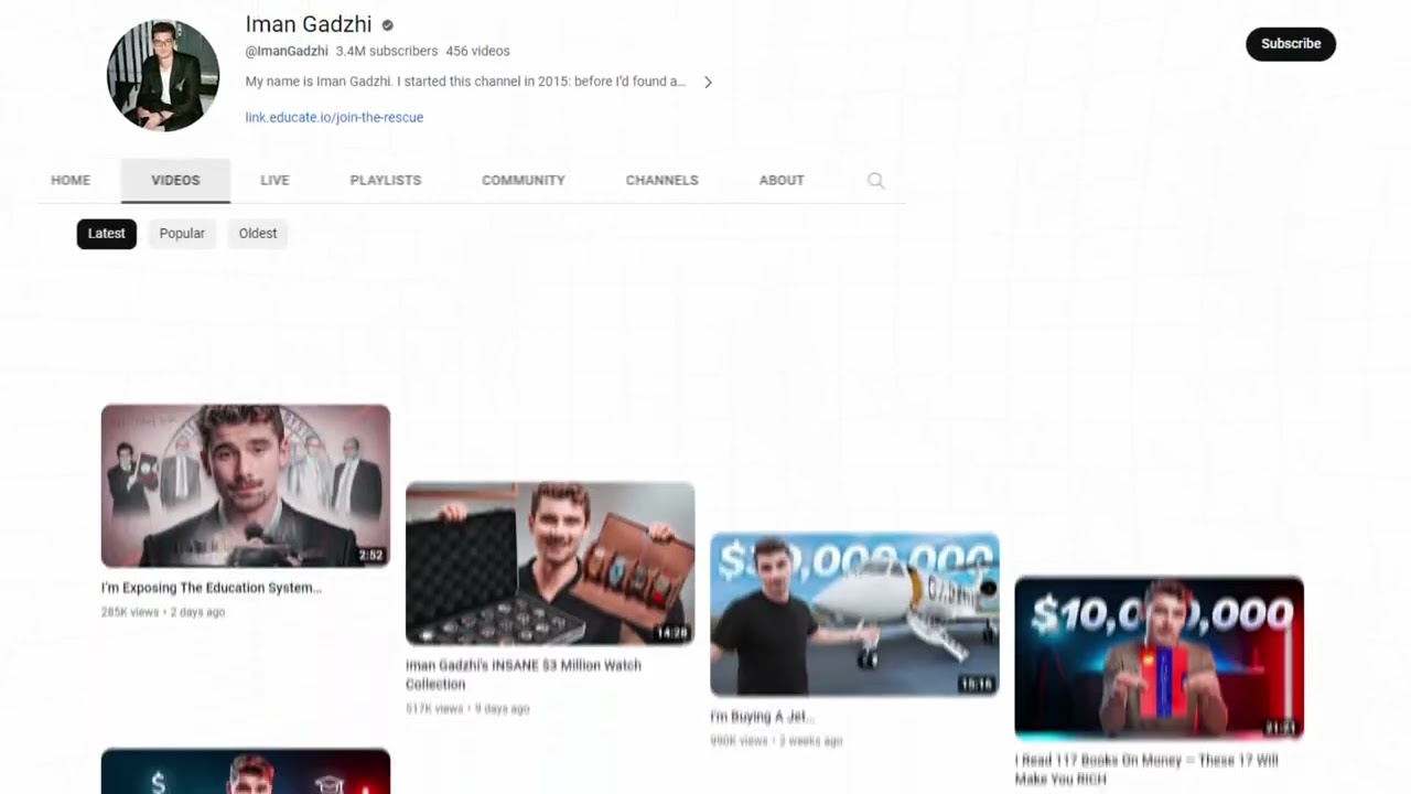 YouTube Popup (Animation)