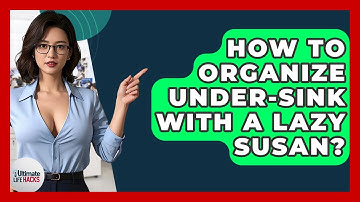 How To Organize Under-sink With A Lazy Susan? - Ultimate Life Hacks
