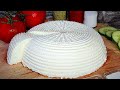 No rennet only milk and water  how to make cheese at home  amazing recipe 4k