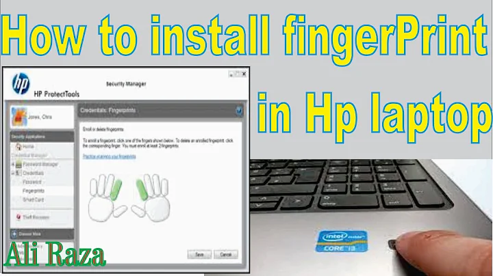 How to Enable and Install FingerPrint Driver& Software  in Hp Laptop.