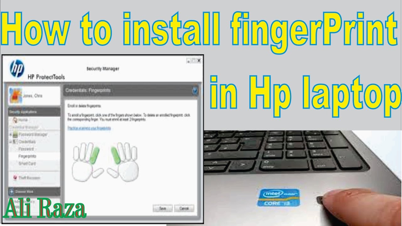 hp folio 9470m fingerprint reader windows 10