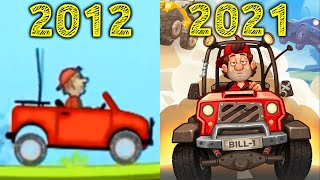 Hill Climb Racing 2 Vehicles Evolution 2016-2021 