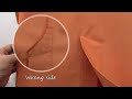 How to sew a back vent on a light overcoat