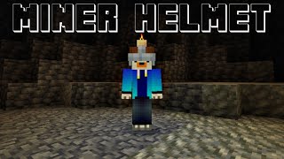 Minecraft: MINER HELMET [Mod/Addon]