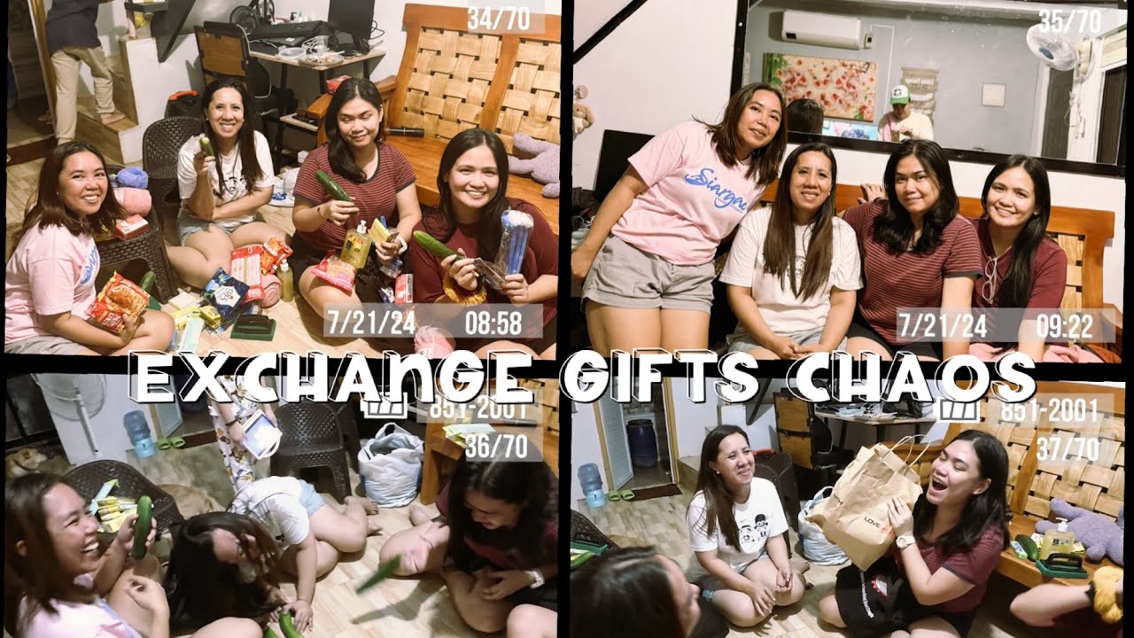 Exchange gifts time!