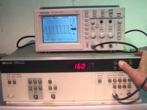 HEWLETT PACKARD 8130A Pulse Generator 動作確認 - YouTube