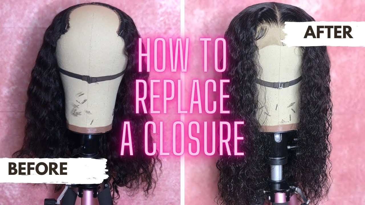 How to replace a lace closure on a wig