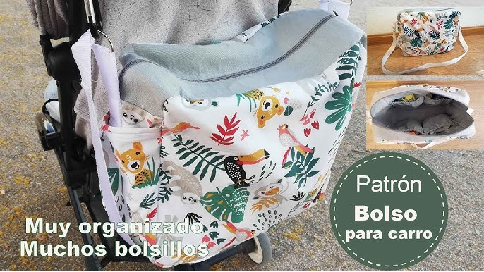 Bolso Para Carrito Bebé Panera Plastificada Colección AC36