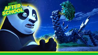 Battling Magical Machines Monsters! ⚡ Kung Fu Panda: The Dragon Knight | Netflix After School