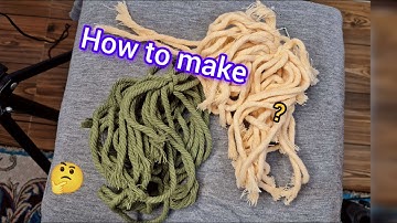 DIY Macrame : Make a Christmas tree Very Quickly and Easily with Extra Thread!!!