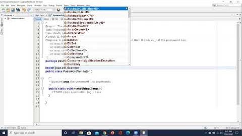 CMPSC115-1771 Java Methods and the Password Validation Project