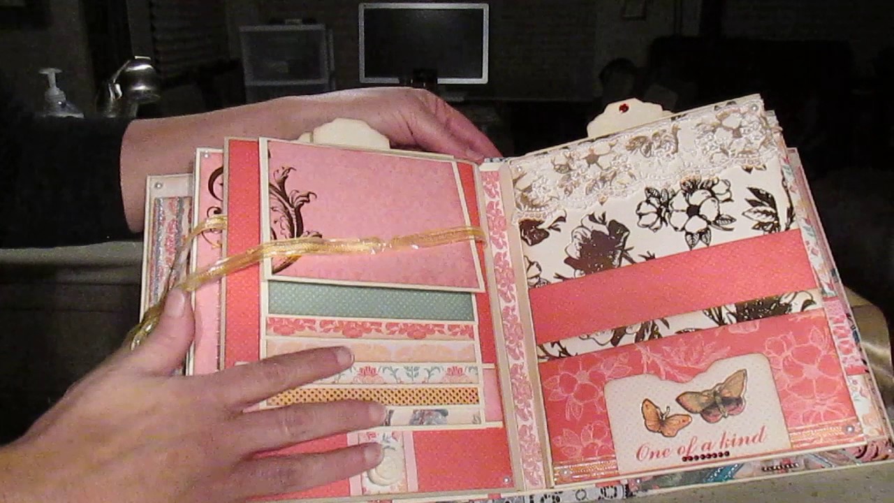 Scrapbooking mini album with 