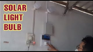 How to Make Solar Light System with 12VDC LED Bulb