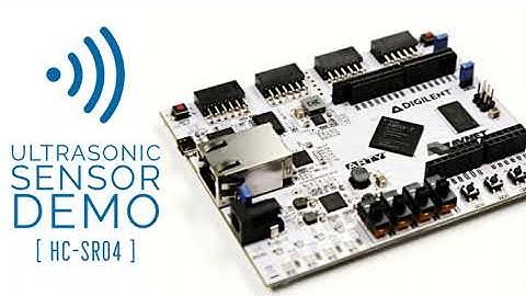 VEGA Processor HC SR04 Ultrasonic Sensor Demo