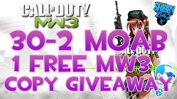 MW3 FFA 30-2 MP7 MOAB Seatown - Dual Com with Drew - MW3 & Tribes Key Giveaway Contest